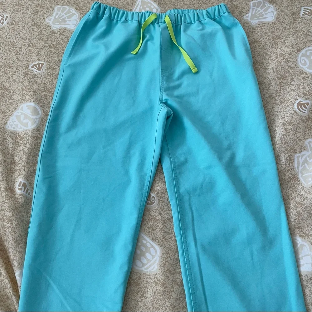 Figs Men's Pisco Basic Scrub Pants Fresh Aqua 1714 Size Small Tall
